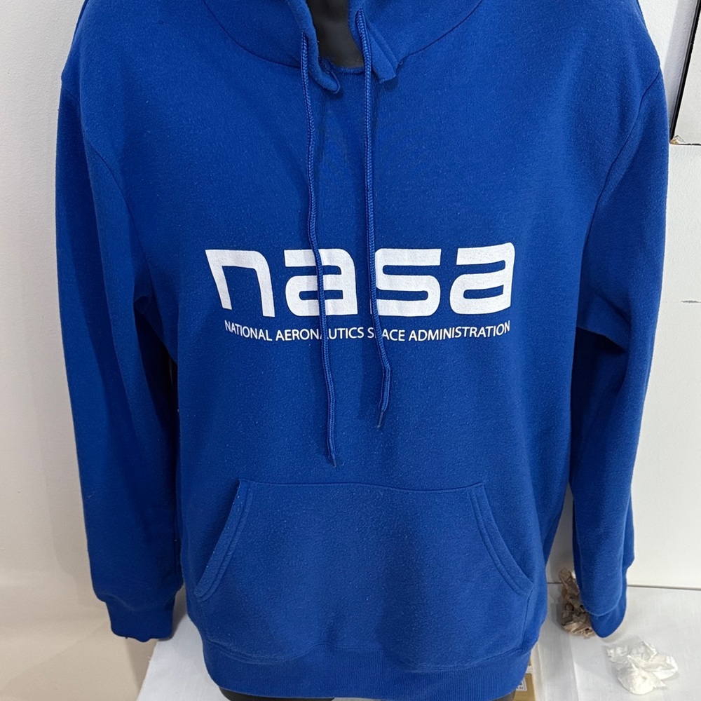 NASA Blue Men's Hoodie